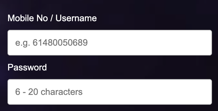 Login